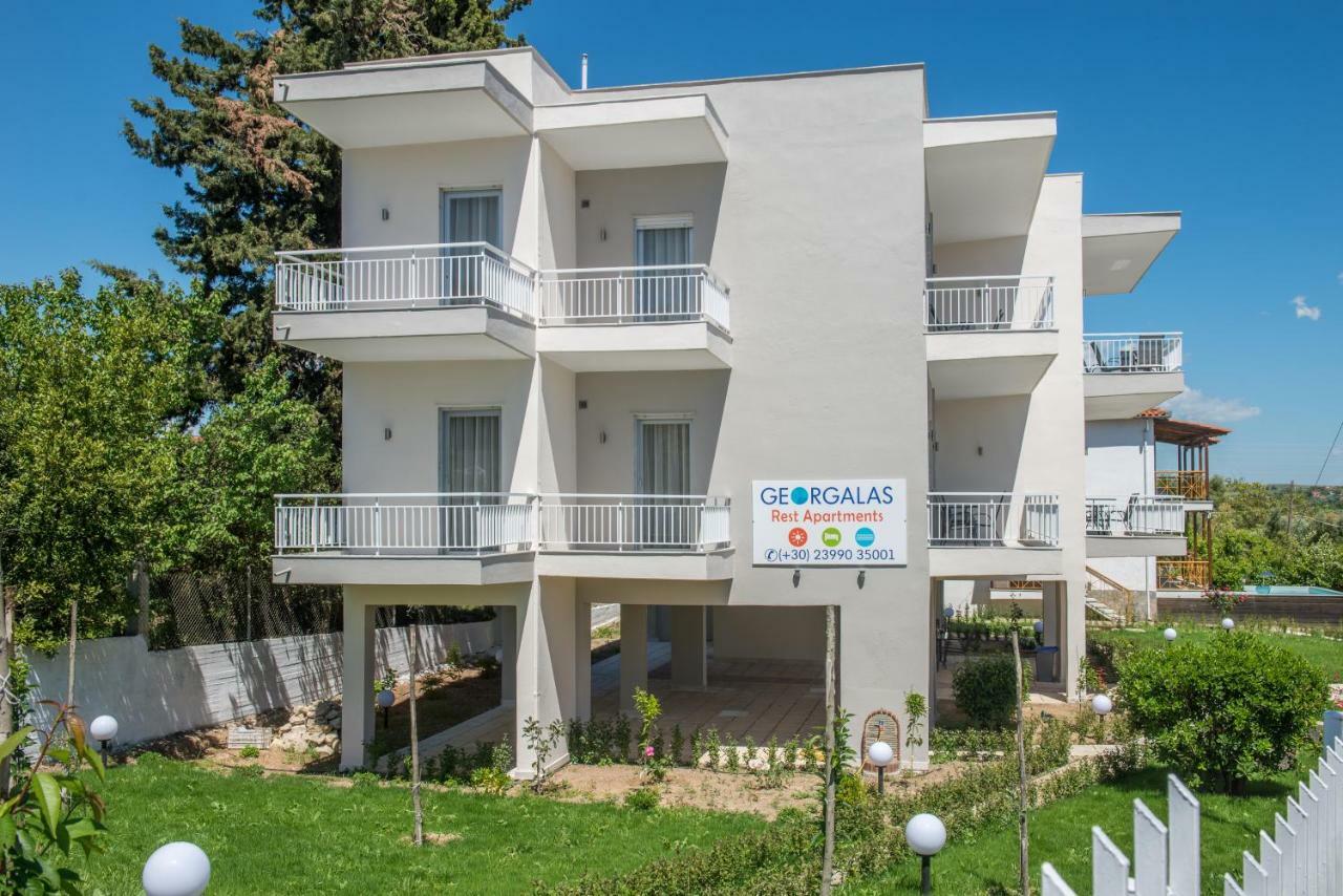 Georgalas Rest Apartments Nea Kallikrateia Exterior foto